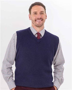Mens slipover sleeveless jumpers on sale